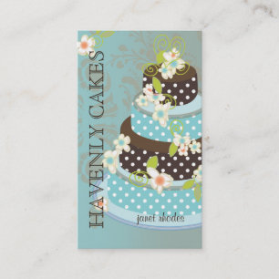 Carte De Visite Gâteau/boulangerie/pâtisserie au chocolat Mariage