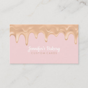 Carte De Visite Gâteau de chef de pâtisserie de boulangerie dégoul