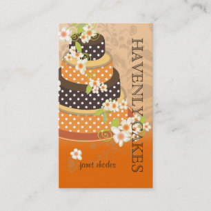 Carte De Visite Gâteau de mariage de