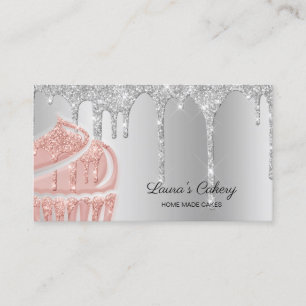 Carte De Visite Gâteaux & sucreries Cupcake Boulangerie Rose à gou