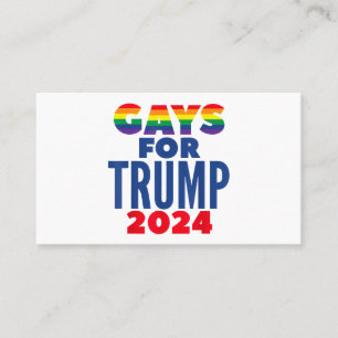 Carte De Visite Gays Pour L'Élection De Trump En 2024