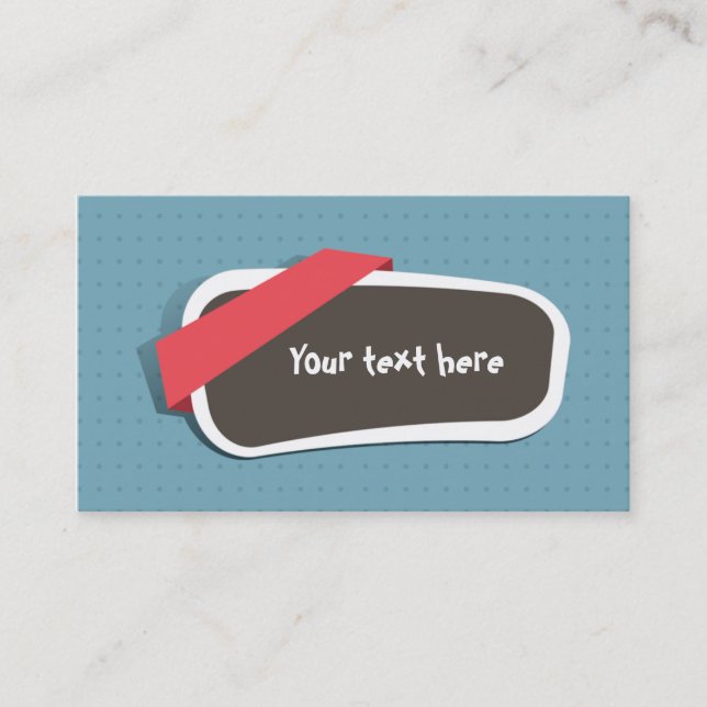 Carte de visite gazouillis (Devant)