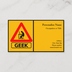 Carte De Visite Geek informatique professionnel