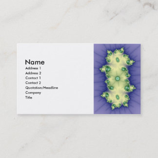 Carte De Visite Gem rare - Fractal