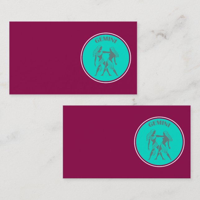 Carte de visite Gemini (Devant / Derrière)