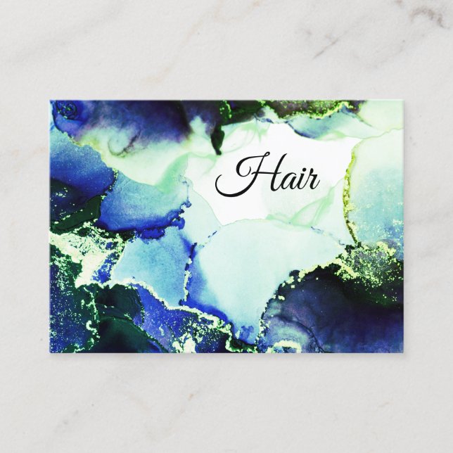 Carte De Visite *~* Générique Hair Nails Lashes Parties scintillan (Devant)