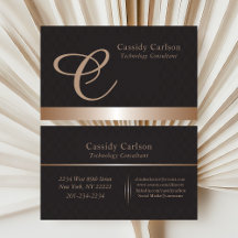 Générique Monogramme initial moderne et élégant