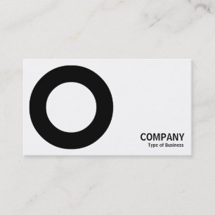 Carte De Visite Geometropolis - Bold Circle - Noir