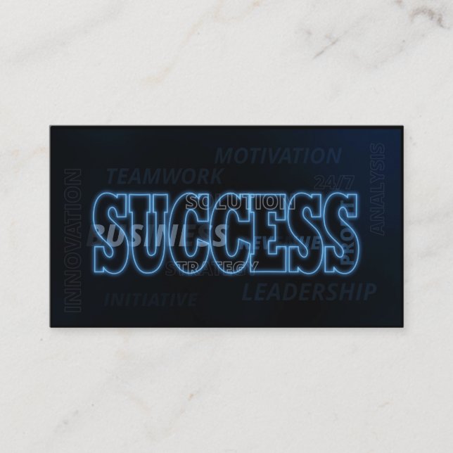 Carte De Visite Gestion de projet solutions d'entreprise termes ex (Devant)