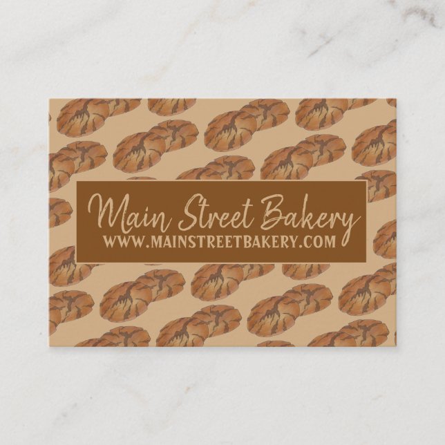 Carte De Visite Ginger Snap Cookies Alimentation Alimentation Alim (Devant)