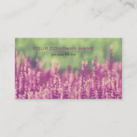 Gisement de fleurs rose pourpre