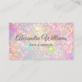 Carte De Visite Glam Holographic Parties scintillant Moderne tenda