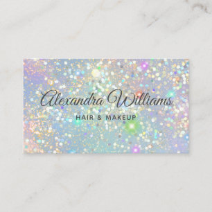 Carte De Visite Glam Holographic Parties scintillant Moderne tenda