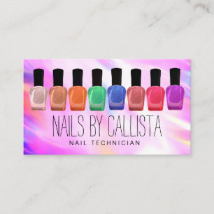 Carte De Visite Glam Sparkly Holographic Parties scintillant Polon