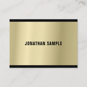 Carte De Visite Glamour Graceful Gold Look professionnel luxe