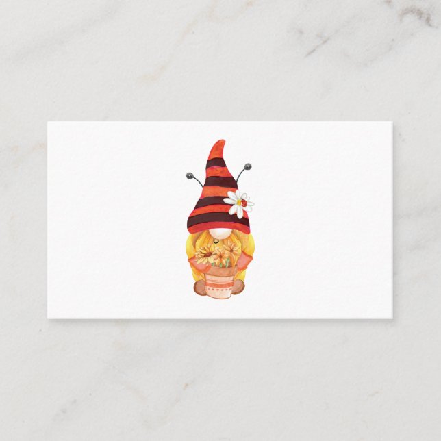 Carte De Visite gnome d'été 3 (Devant)