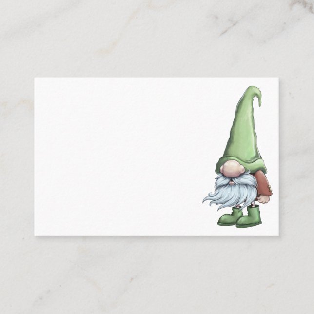 Carte de visite Gnome simple (Devant)