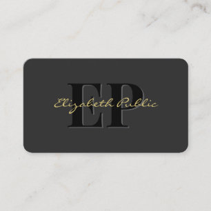 Carte De Visite Gold Calligraphy Nom du texte QR Code Script Luxe