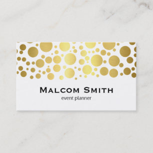 Carte De Visite Gold Cluster Lux Shimmer, blanc II