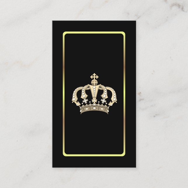 Carte de visite Gold Crown Classy (Devant)