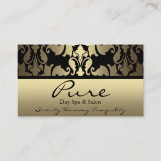 Carte de visite Gold Damask