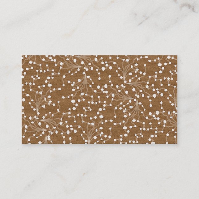 Carte De Visite Gold Damask (Devant)