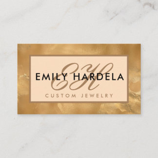 Carte De Visite Gold Glass Effet Professional