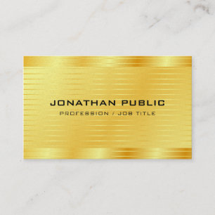Carte De Visite Gold Look Premium Pearl Finition Élégante et moder
