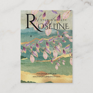 Carte De Visite Gold nature Afficher l'affichage des bijoux en fle