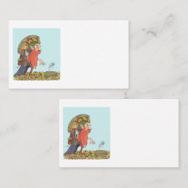 CARTE DE VISITE GOLD SEEKER LEPRECHAUN