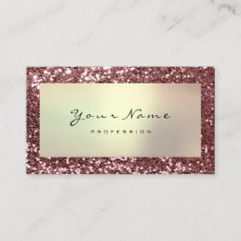 Carte De Visite Gold Sepia Parties scintillant maquillage Artiste 