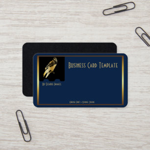 Carte de visite Golden Black Bird Raven