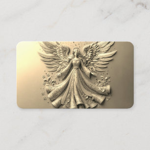 Carte De Visite Golden Guardian Angel