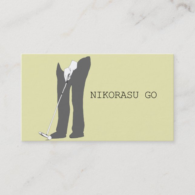 CARTE DE VISITE GOLF BUSINESS CARD (Devant)