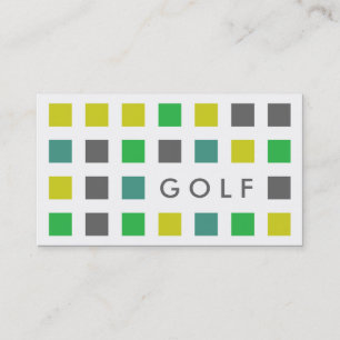 Carte De Visite GOLF (carrés de mod)