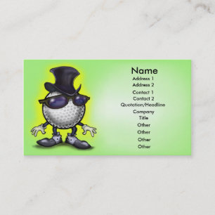 Carte De Visite Golf classique
