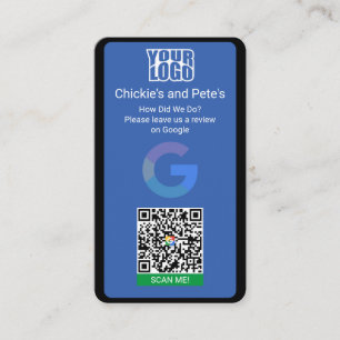 Carte de visite Google Review Pour Petites Entrepr