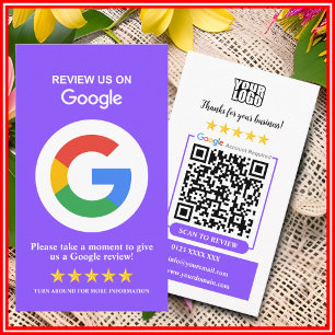 Carte De Visite Google Reviews Avis sur l'entreprise Code QR Vio