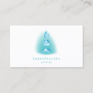 Carte De Visite Gouttes d'eau spirituelles reiki yoga zen