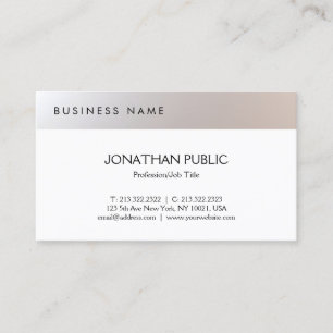Carte De Visite Gracity Minimaliste Moderne Professionnel Simple