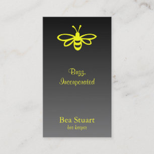 Carte De Visite Gradient d'abeille [citron]