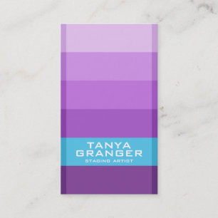 Carte De Visite Gradient d'échantillon de Pantone - pourpre