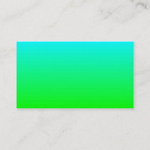 Carte De Visite Gradient vert citron vert à eau