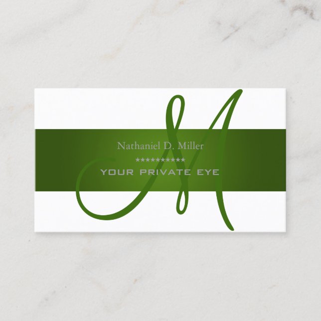 Carte De Visite Gradient vert Emerald/arrière - plan DO-IT-YOURSEL (Devant)