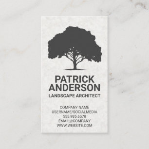 Carte De Visite Grand arbre   Gardener