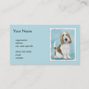 Carte De Visite Grand Basset Griffon Vendeen - Art Chien original