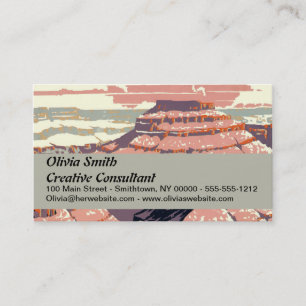 Carte De Visite Grand Canyon Western Graphic Art American