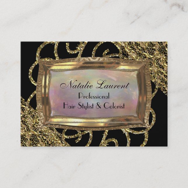 Carte De Visite Grand Fillmore Élégant Professionnel (Devant)