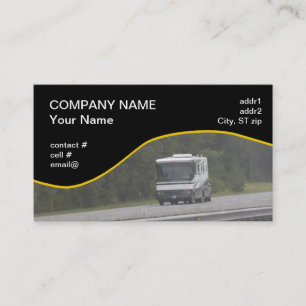 Carte De Visite grand rv voyageant sur d'un état à un autre