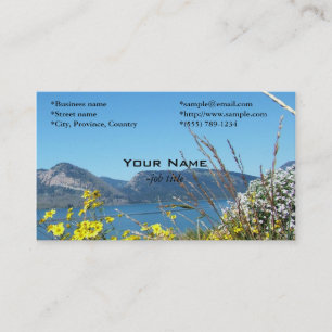 Carte De Visite Grand Teton National Park landscape photographiy.